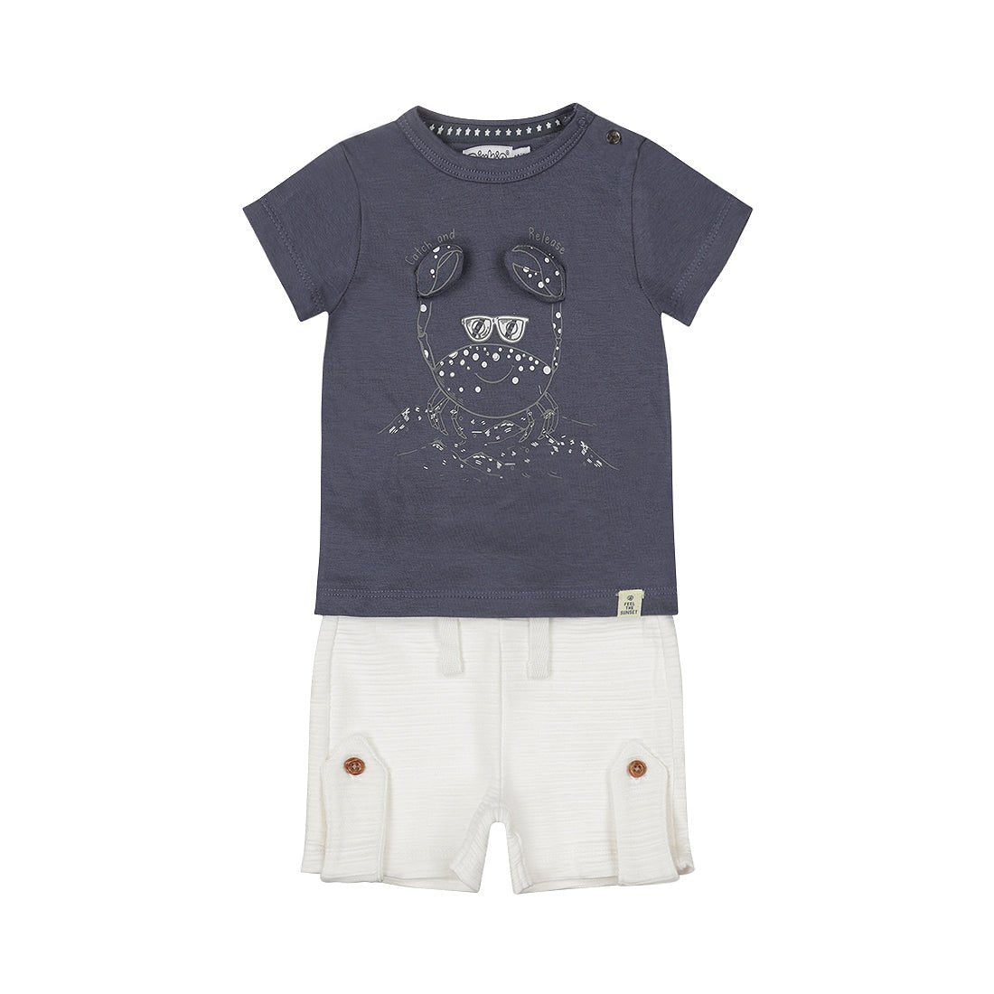 Conjunto de playera y short para bebé - Kool KidsDIRKJEKool KidsP54632Conjunto de playera y short para bebé3 MesesNavy
